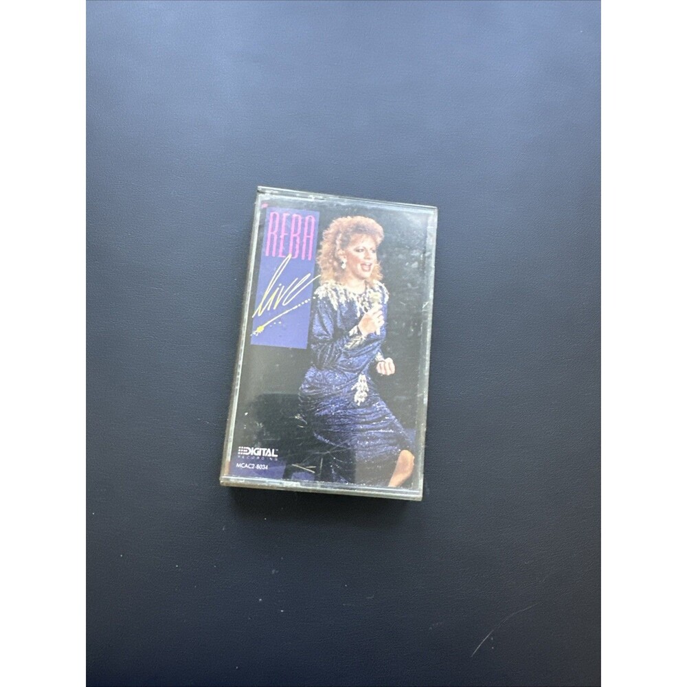 Reba McEntire ‘Live’ Cassette Tape 1989